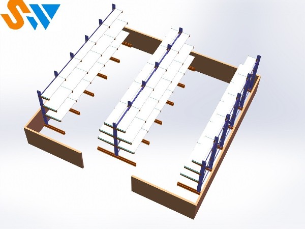 森沃倉儲(chǔ)教你如何將層板搭配到懸臂貨架中