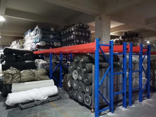 南京重型貨架廠家，設(shè)計規(guī)劃布料布匹倉庫所使用的重型貨架